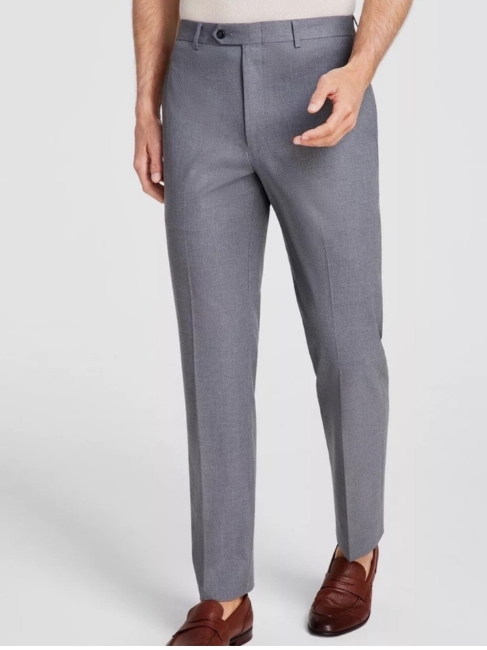 Michael Kors The Newbury Pant Marvin Classic Fit Dress Pants 38x30 Gray NWT